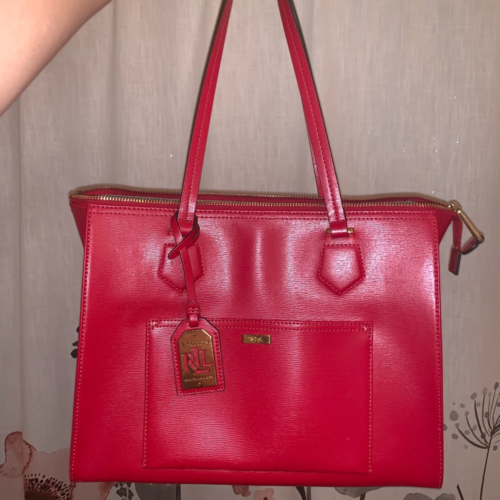 Red Ralph Lauren Purse ! CAN LOWERRR !